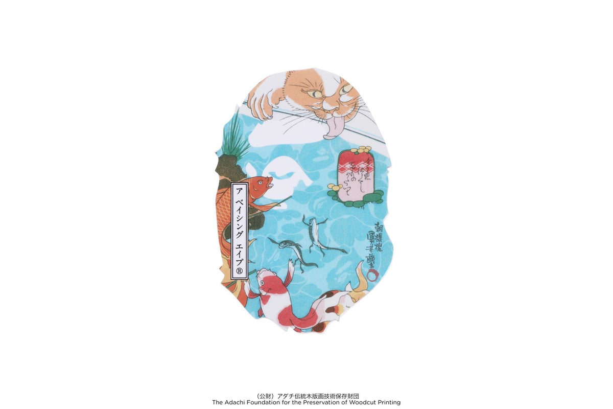 BAPE X UKIYO-E - APE HEAD STICKER SET
