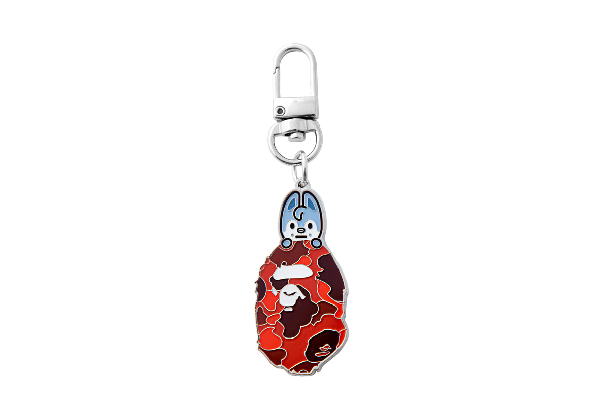 BAPE X STRAY KIDS CAMO KEYRING