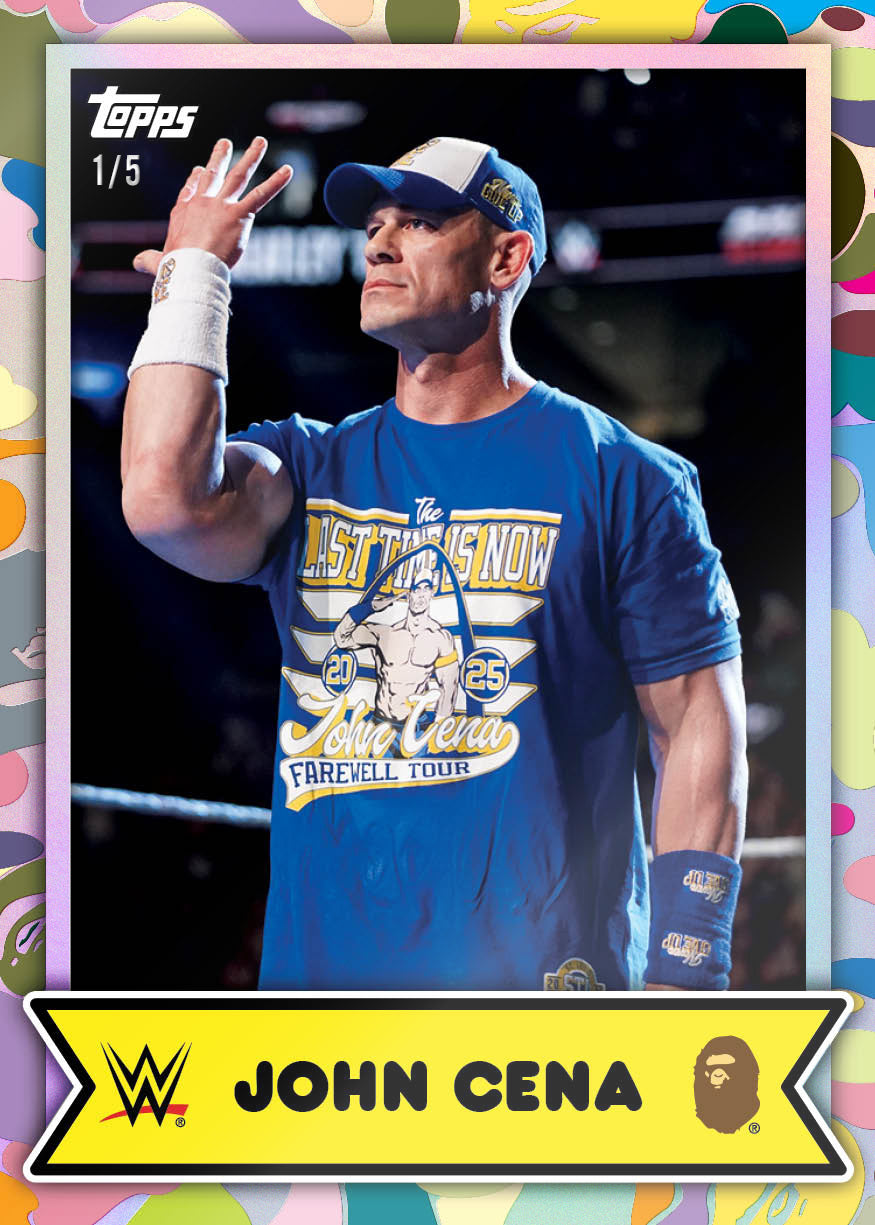 BAPE X WWE Blind Box Trading Cards