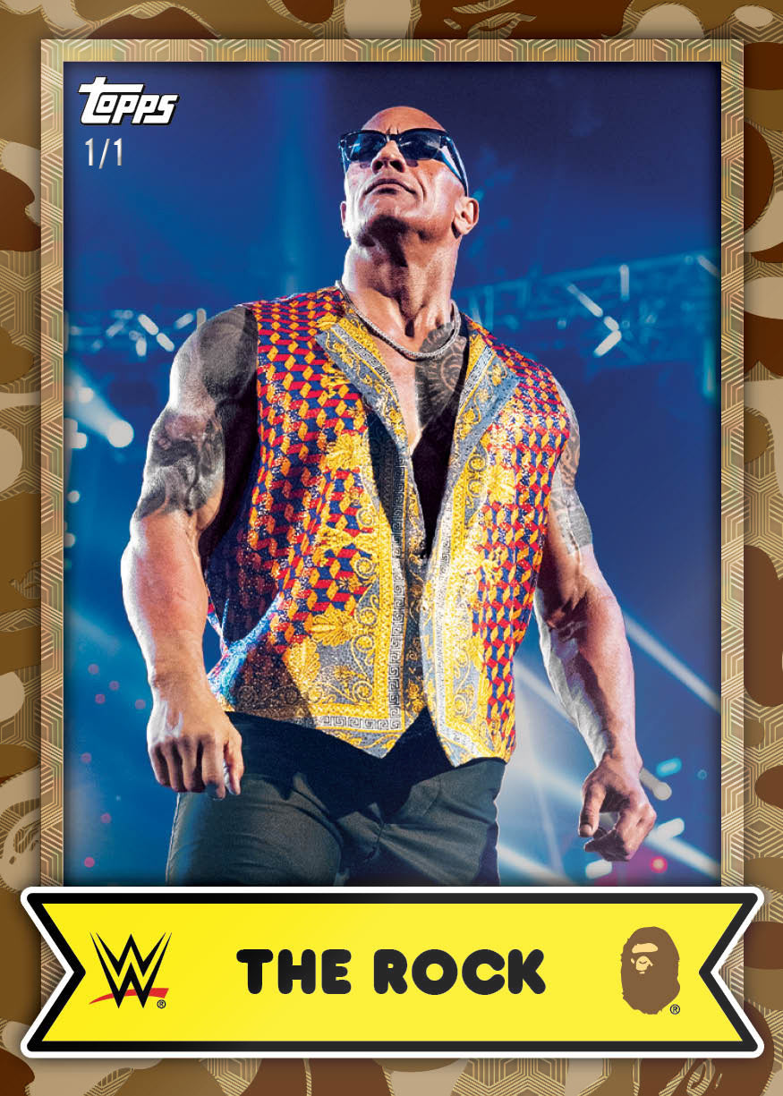 BAPE X WWE Blind Box Trading Cards