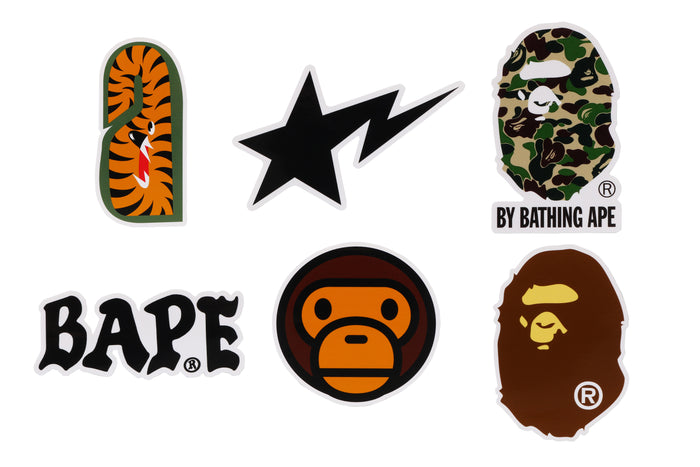 ABC CAMO BAPE STICKER SET