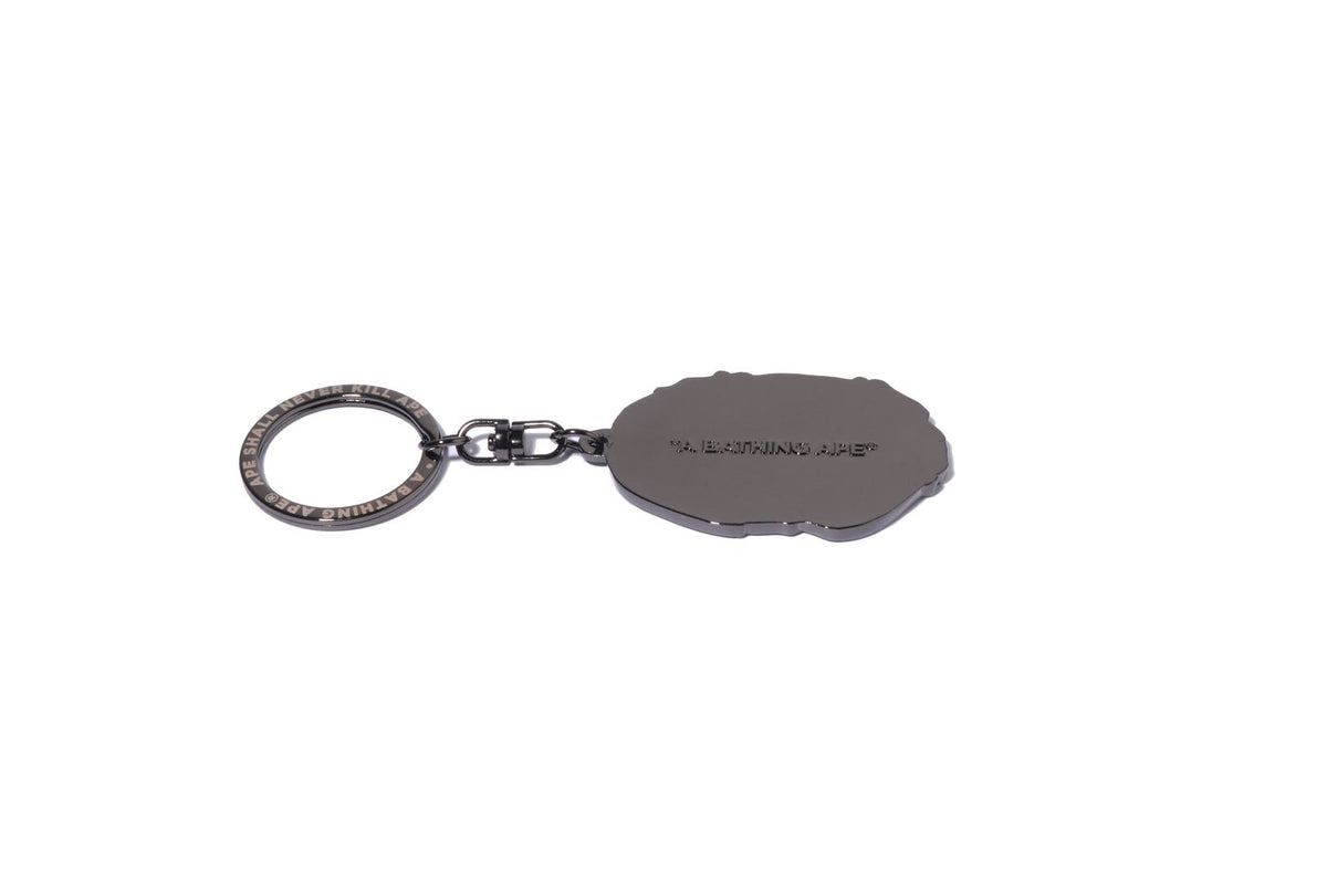 APE HEAD METAL KEYCHAIN