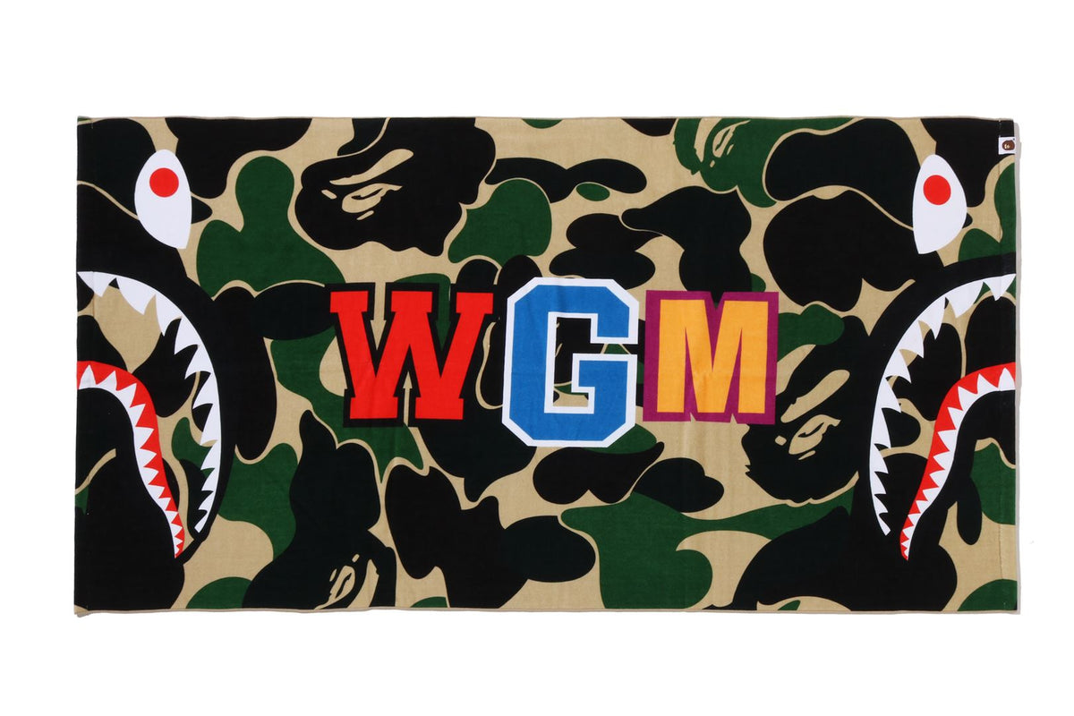 ABC CAMO SHARK BEACH TOWEL