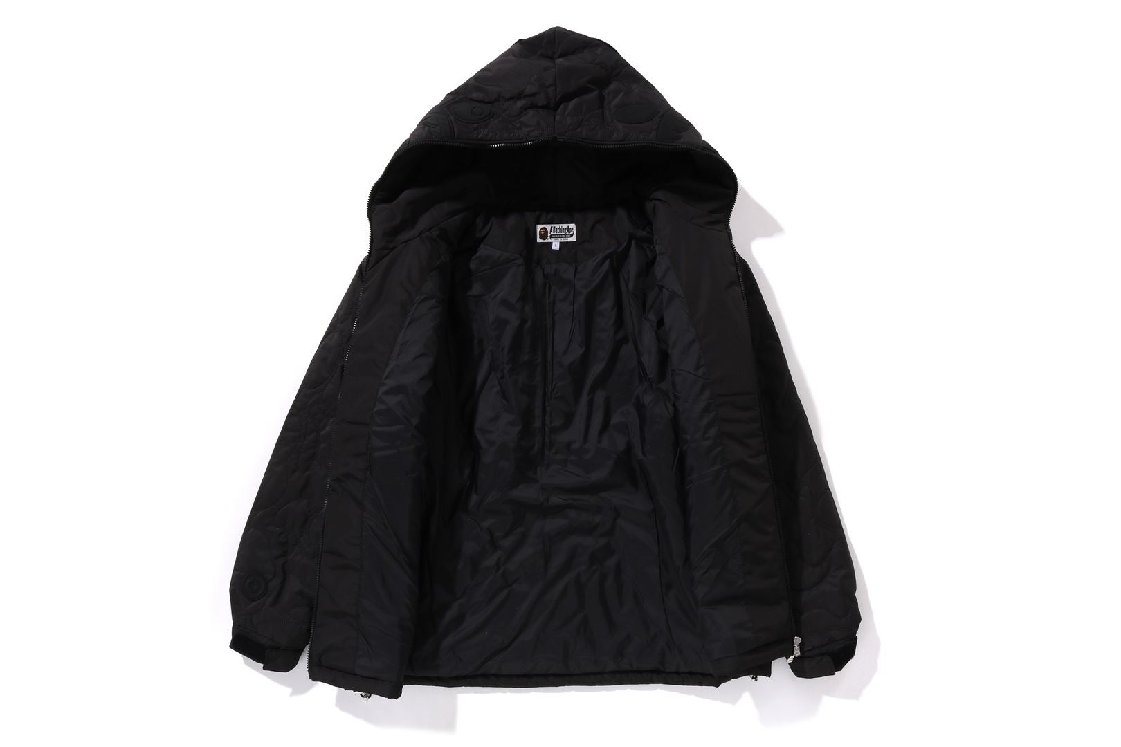 A BATHING APE® Line Camo Quilted Nylon Shark Full Zip Jacket