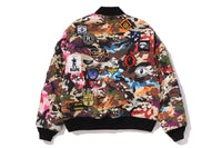 HYBRID CAMO MULTI BADGE PADDED MA-1 M