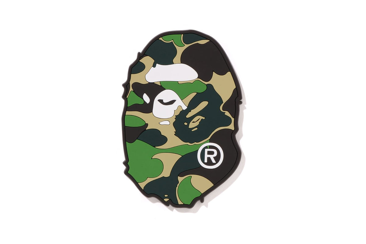 ABC CAMO APE HEAD RUBBER COASTER