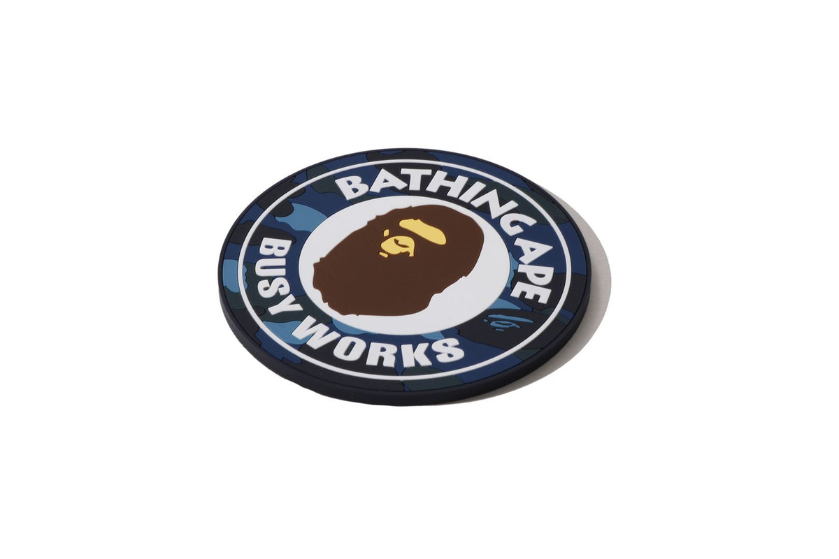 COLOR CAMO BUSY WORKS RUBBER COASTER