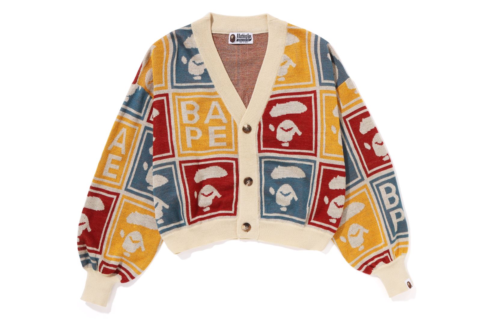 BAPE X MOUSSY KNIT CARDIGAN 20th ファッション BAPE X MOUSSY KNIT