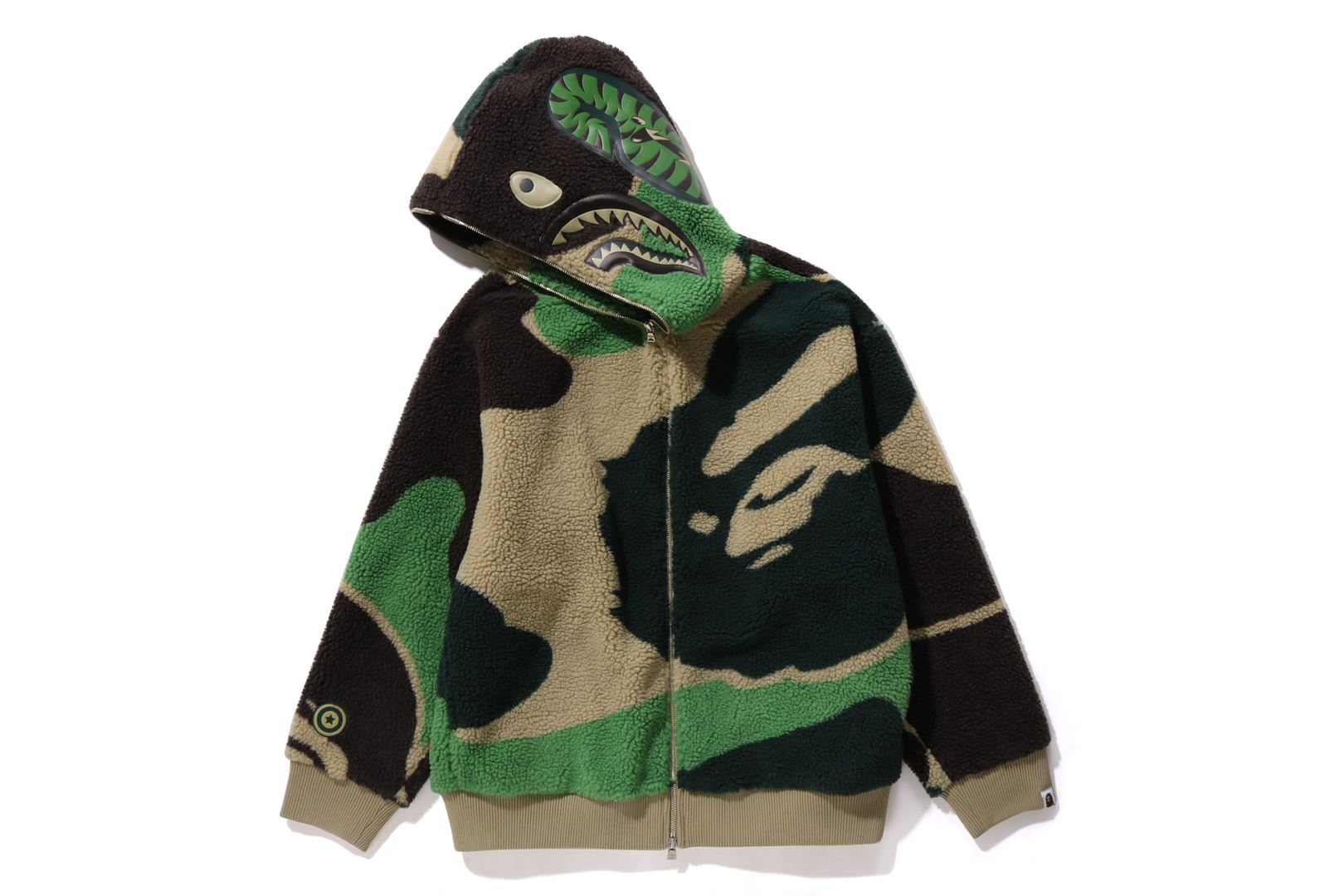 MEGA ABC CAMO SHARK BOA HOODIE JACKET – uk.bape.com