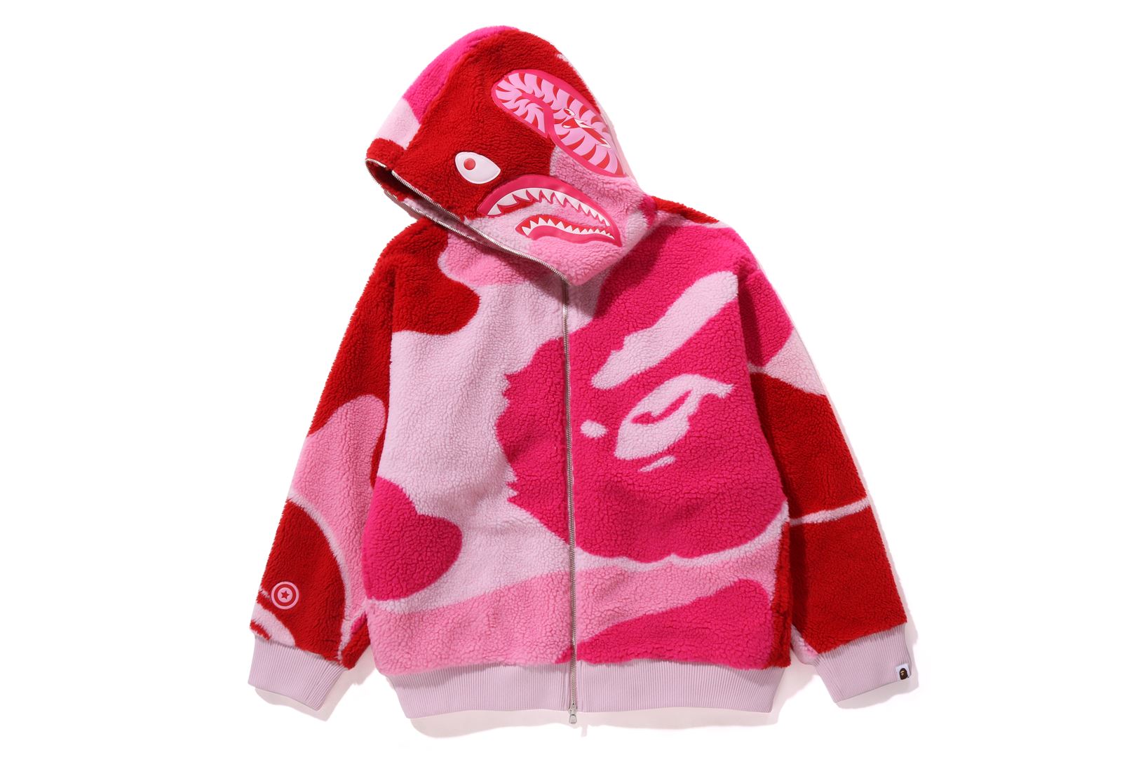 Bape jacke pink sale