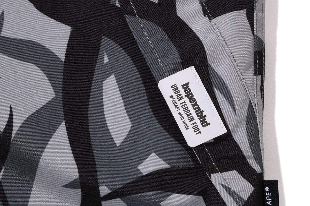 BAPE X NBHD CAMO LONG SLEEVE SNOWBOARD JACKET MENS