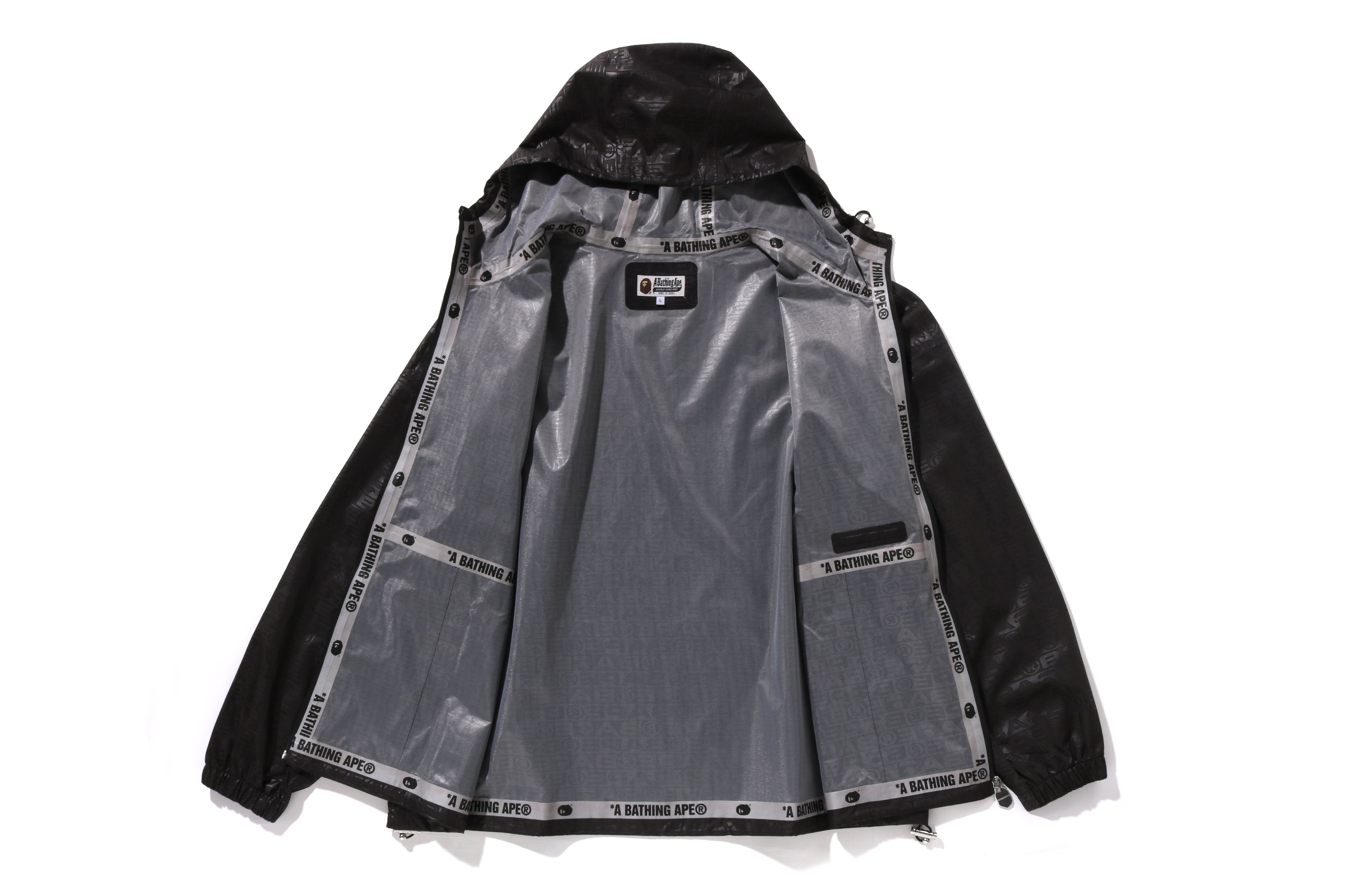 bape ナイロンジャケット A BATHING APE® Lux Sport Pattern Jacquard Nylon Hooded Jacket