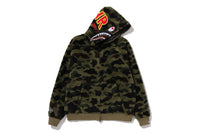 1ST CAMO 2ND SHARK BOA HOODIE JACKET