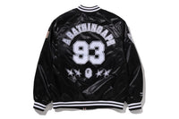 BAPE X M&N NBA - NEW JERSEY NETS SATIN JACKET