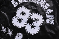 BAPE X M&N NBA - NEW JERSEY NETS SATIN JACKET