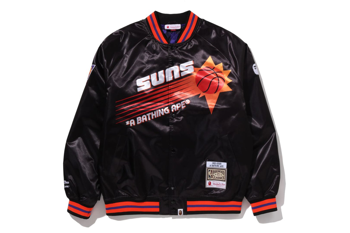 BAPE X M&N NBA - PHOENIX SUNS SATIN JACKET