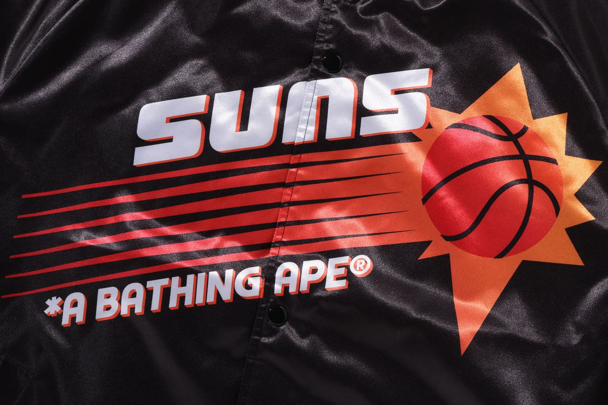 BAPE X M&N NBA - PHOENIX SUNS SATIN JACKET