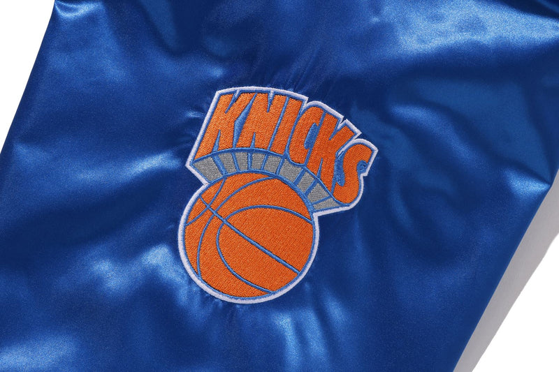 BAPE X M&N NBA - NEW YORK KNICKS SATIN JACKET