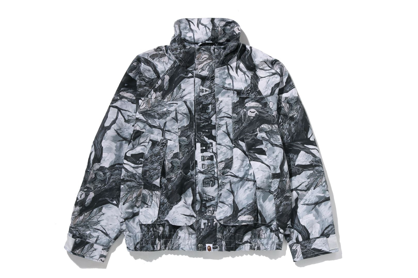 A BATHING APE® Tree Edge Camo Hooded Snowboard Jacket | Bape