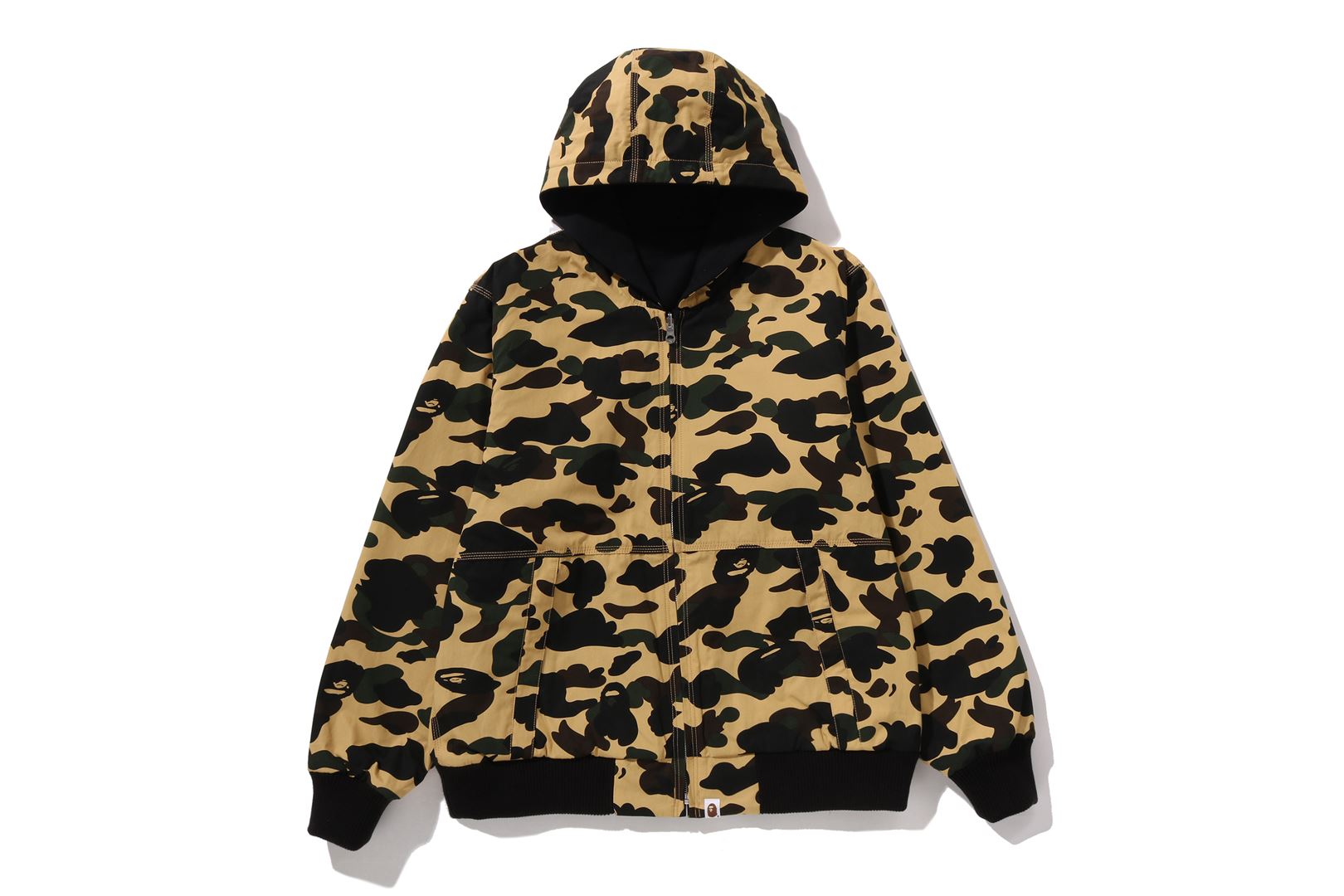 waysBARBOURＸBAPE® 1STCAMOBEDALEJACKET A BATHING APE® 1st Camo Reversible Zip Hoodie Jacket | Bape