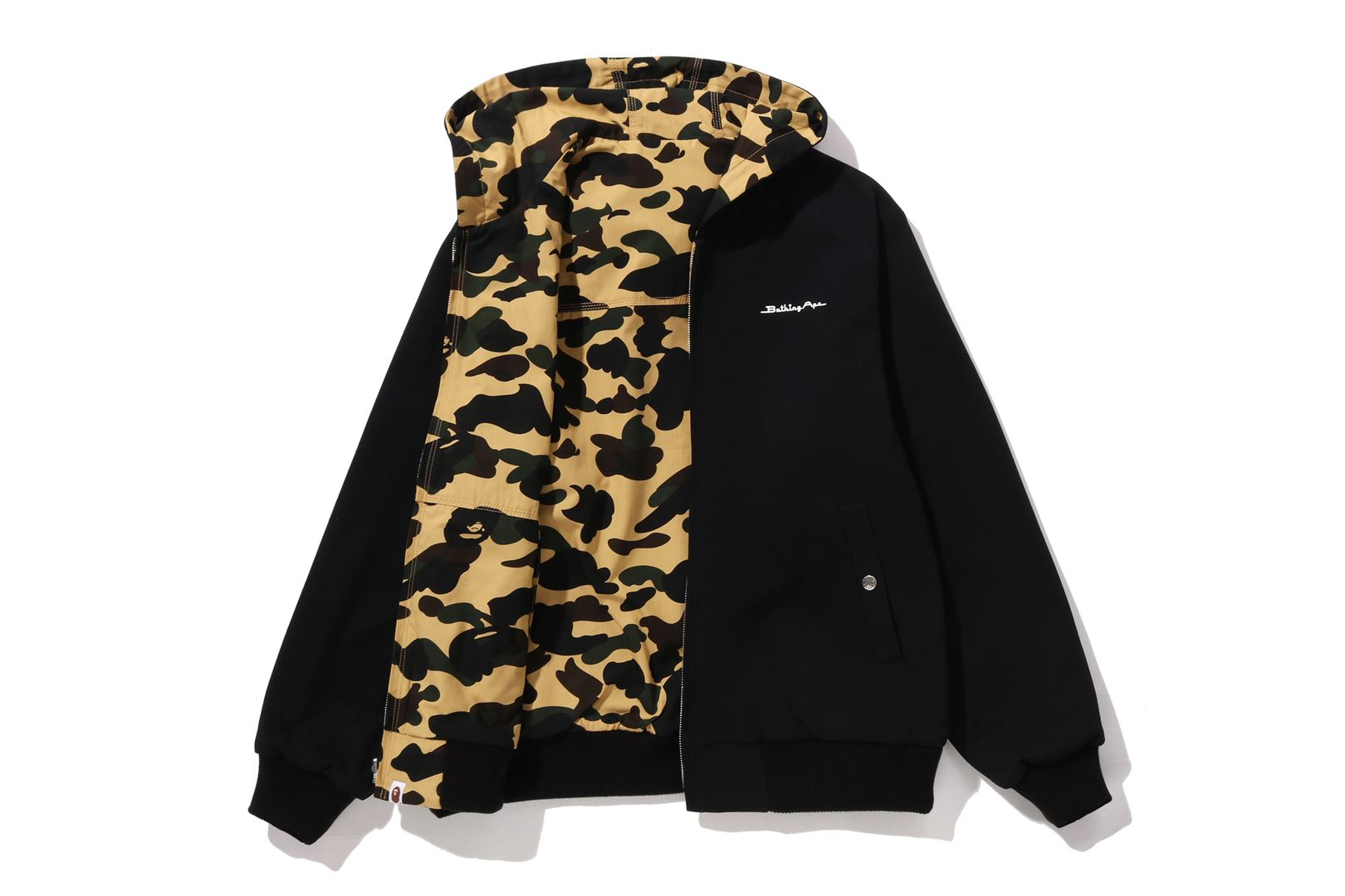 A BATHING APE® 1st Camo Reversible Zip Hoodie Jacket | Bape