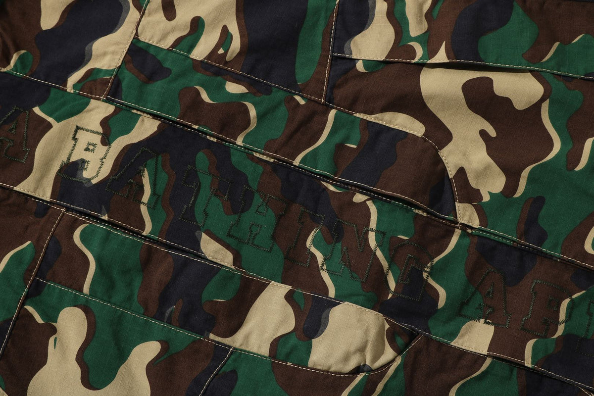 GLITCH WOODLAND CAMO SHORT SNOWBOARD JACKET