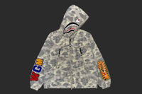COLOR CAMO REFLECTIVE RIPSTOP SHARK FULL ZIP JACKET