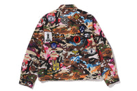 HYBRID CAMO MULTI BADGE JACKET