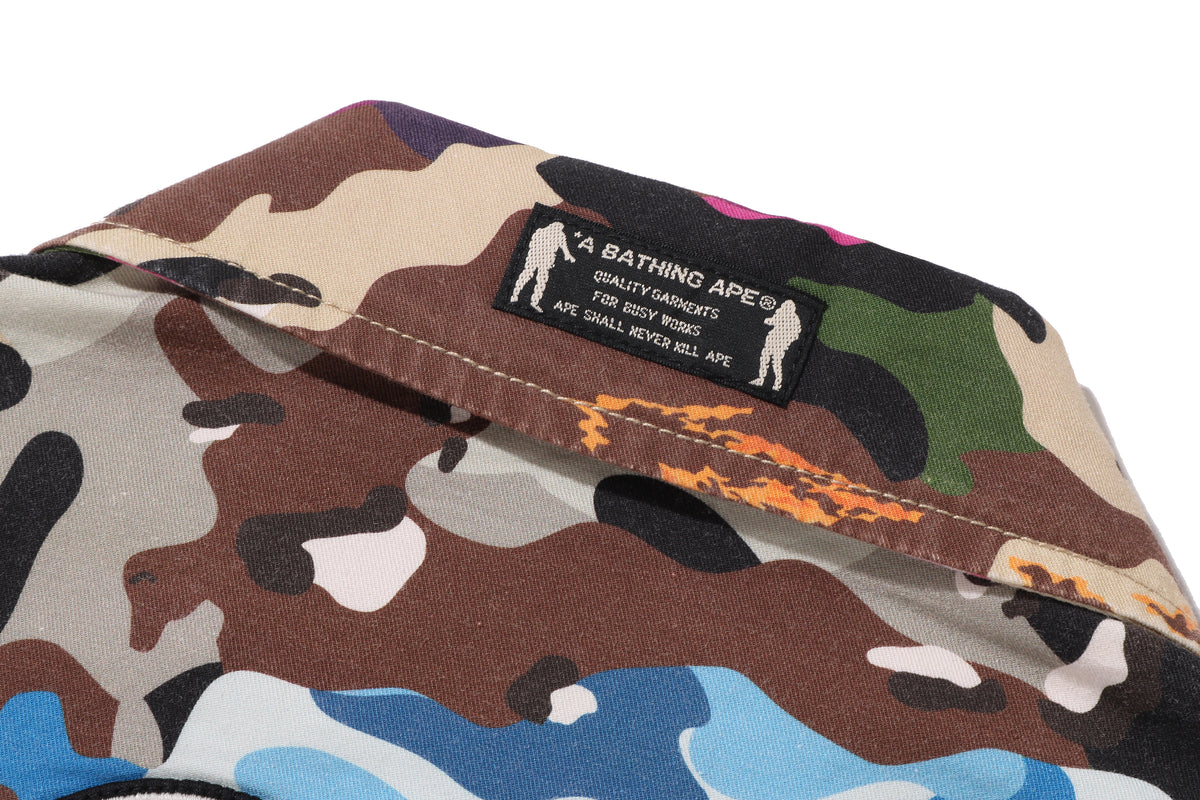 HYBRID CAMO MULTI BADGE JACKET