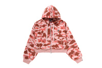 1ST CAMO BOXY CROPPED HOODIE JACKET