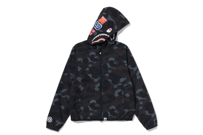 COLOR CAMO SHARK HOODIE JACKET LADIES