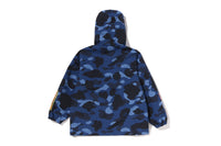 COLOR CAMO SHARK HOODIE JACKET KIDS