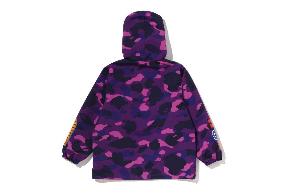 COLOR CAMO SHARK HOODIE JACKET KIDS
