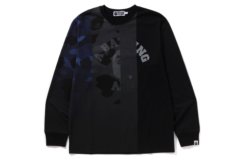 PATCH WORK PRINT L/S TEE