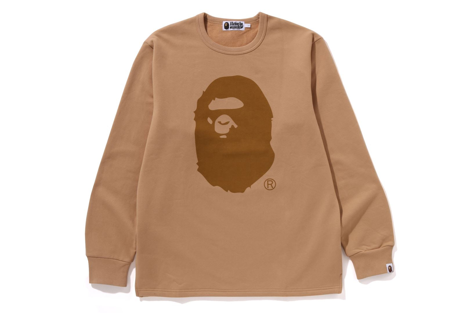 A BATHING APE® Ape Head Brushed Cotton Tee | Bape official website