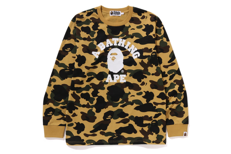 1ST CAMO COLLEGE L/S TEE