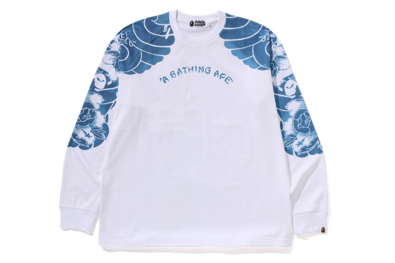 JAPANESE TATTOO MOTIF RELAXED FIT L/S TEE