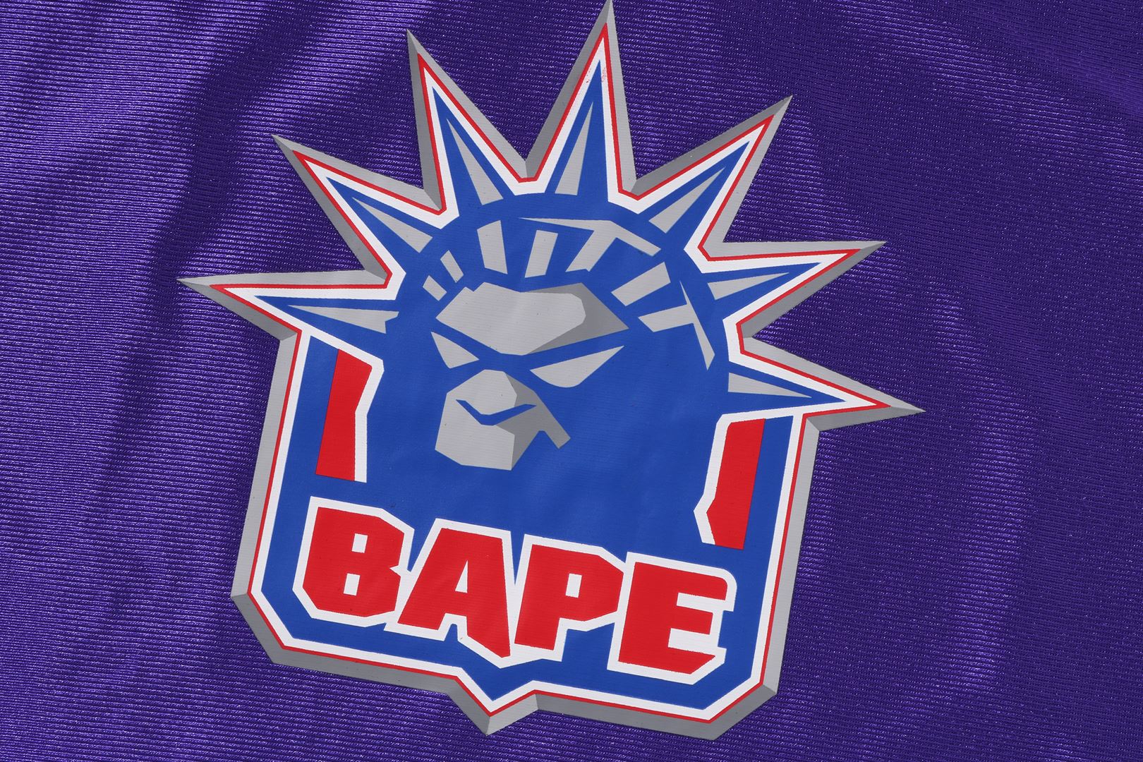 A BATHING APE® Multi Logo Relaxed Fit Ls Ice Hockey Jersey | Bape