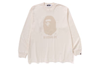 GARMENT DYE BY BATHING APE RELAXED FIT L/S TEE