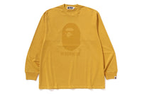 GARMENT DYE BY BATHING APE RELAXED FIT L/S TEE