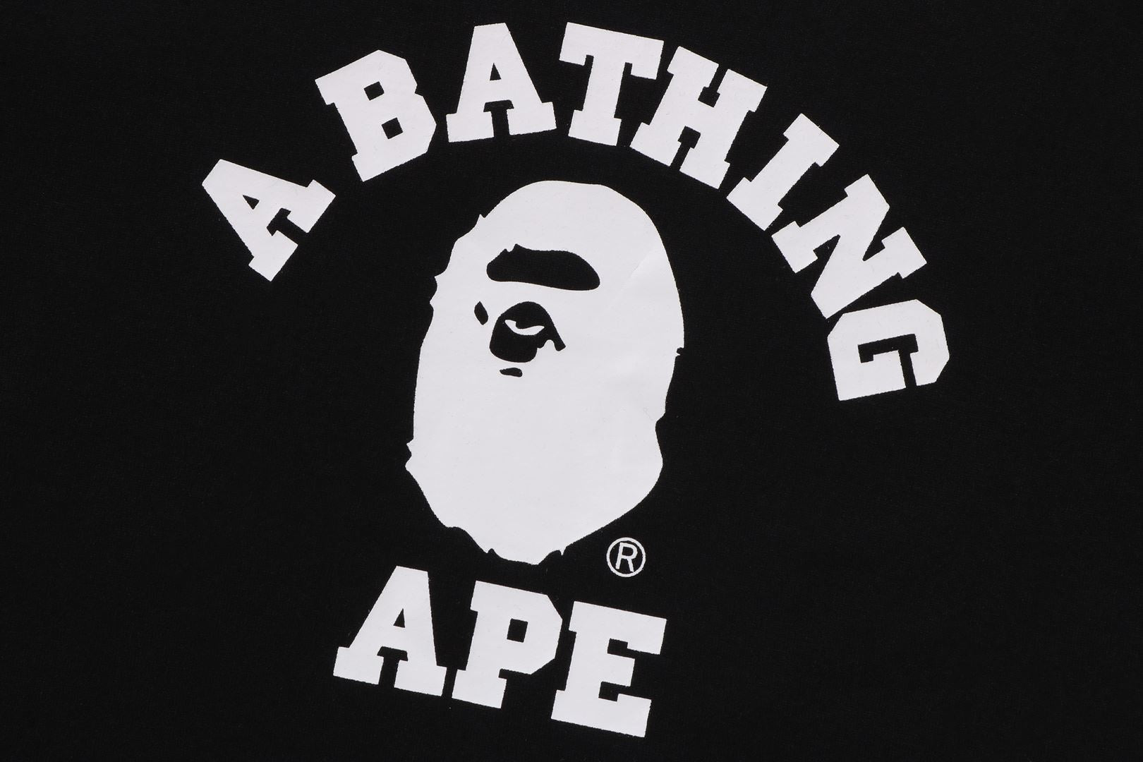 A BATHING APE® Kids Abc Camo College Layered Sleeves Ls Tee | Bape