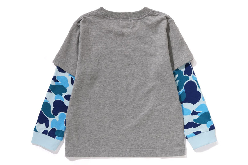 ABC CAMO COLLEGE LAYERED SLEEVES L/S TEE