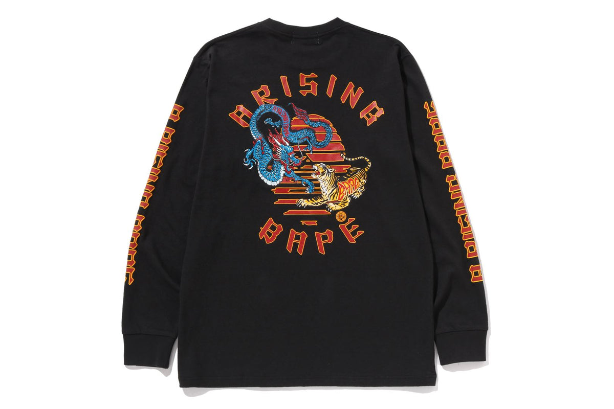 A RISING BAPE L/S TEE