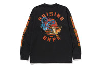 A RISING BAPE L/S TEE