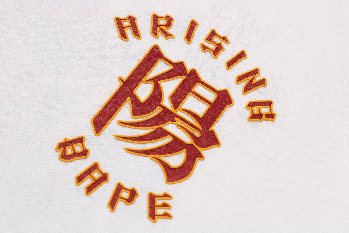 A RISING BAPE L/S TEE