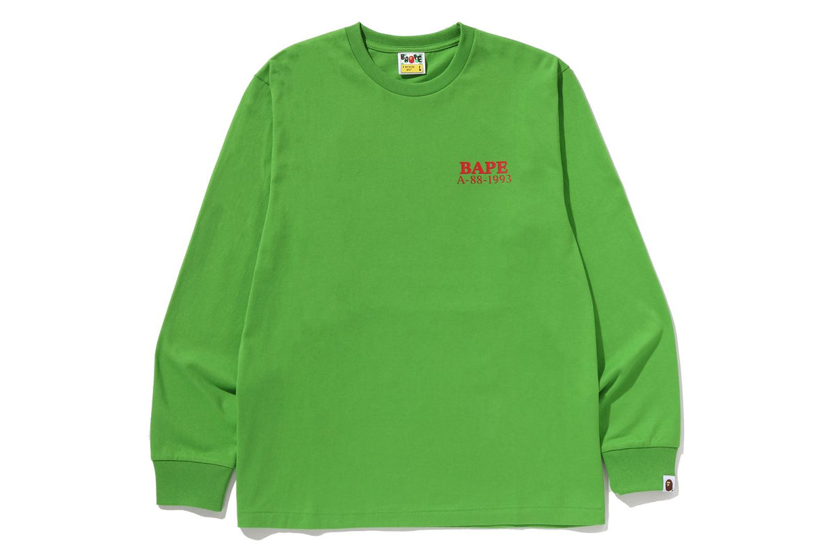 MOON APE HEAD OLD PHOTO L/S TEE