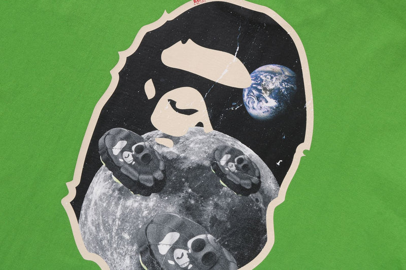 MOON APE HEAD OLD PHOTO L/S TEE