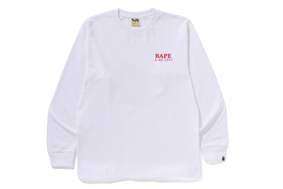 MOON APE HEAD OLD PHOTO L/S TEE