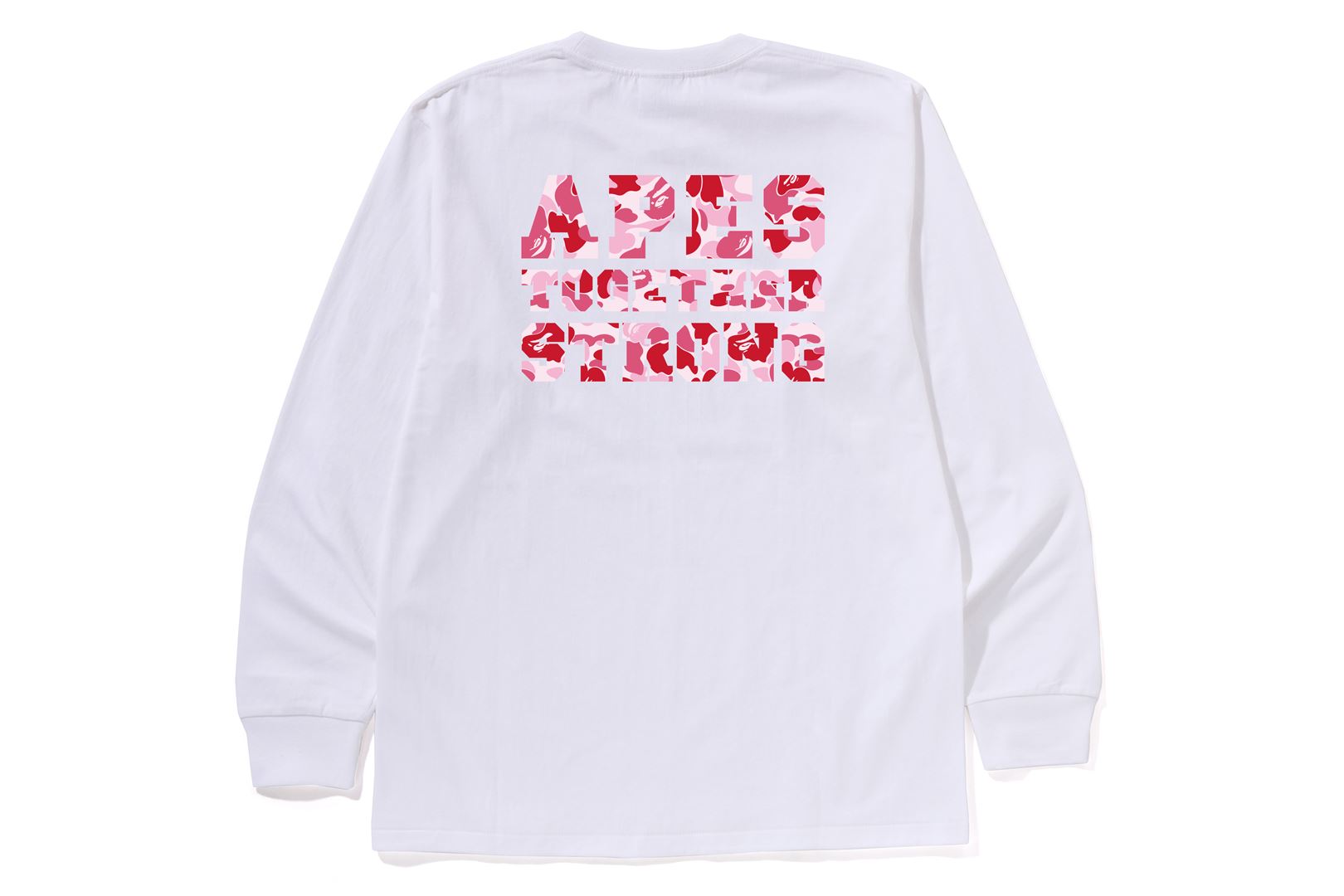 やぁ 。A BATHING APE ABC CAMO COLLEGE LS A BATHING APE® Abc Camo College ATS Ls Tee | Bape official website