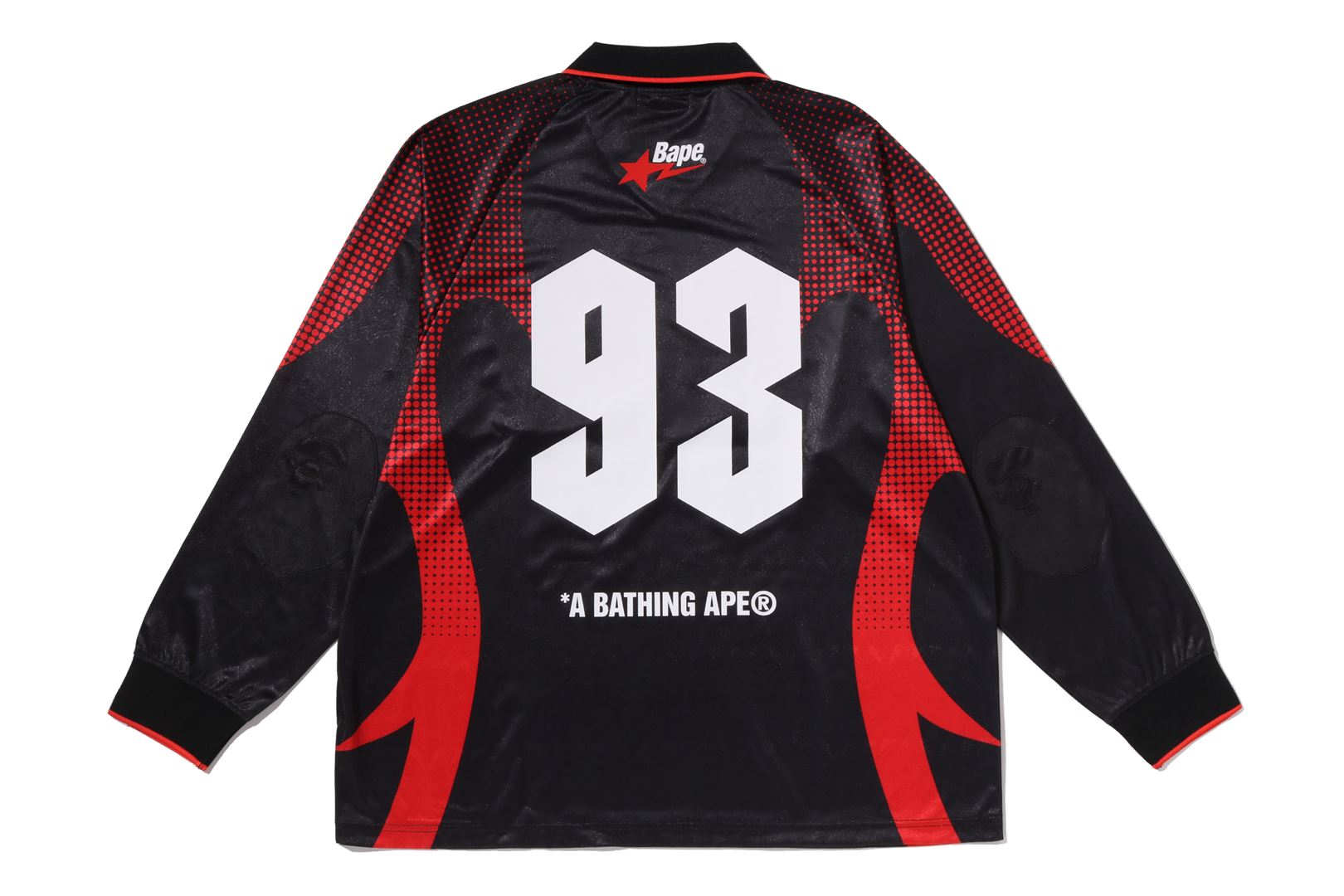 A BATHING APE® Ape Flame Monogram Jacquard Logo Relaxed Fit